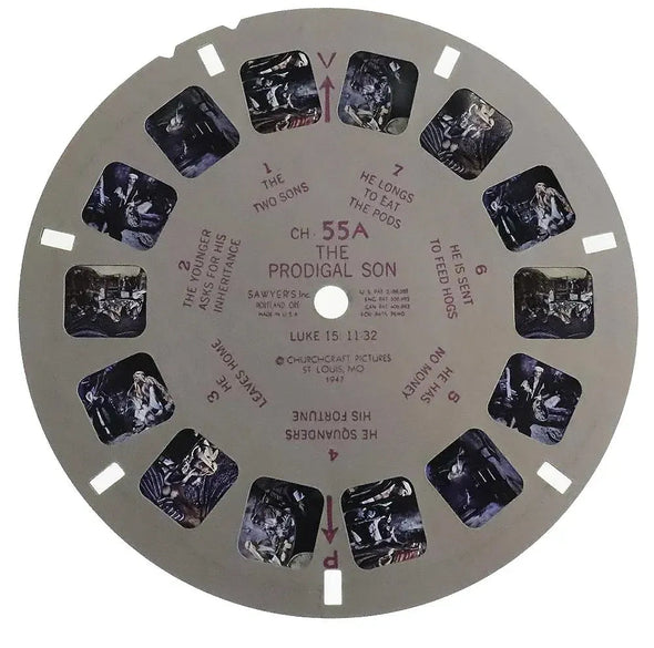 The Prodigal Son - View-Master Single Reel - 1947 - vintage - (CH-55A) Reels 3dstereo 