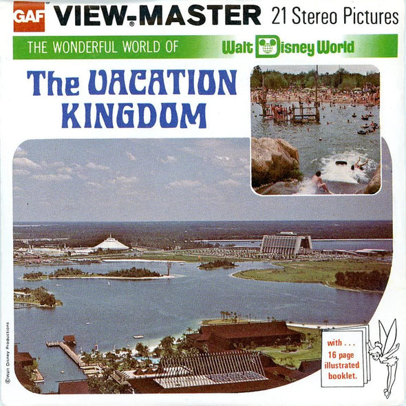 The Vacation Kingdom - View-Master 3 Reel Packet - 1970s Views - Vintage - (ECO-H20-G5-a) Packet 3dstereo 