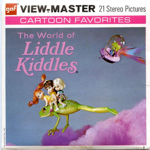 The World of Liddle Kiddles - View-Master 3 Reel Packet - 1970s - Vintage - (zur Kleinsmiede) - (B577-G3A) Packet 3dstereo 