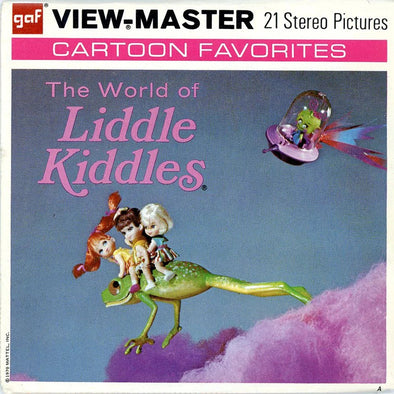 The World of Liddle Kiddles - View-Master 3 Reel Packet - 1970s - Vintage - (ECO-B577-G3A) Packet 3Dstereo 