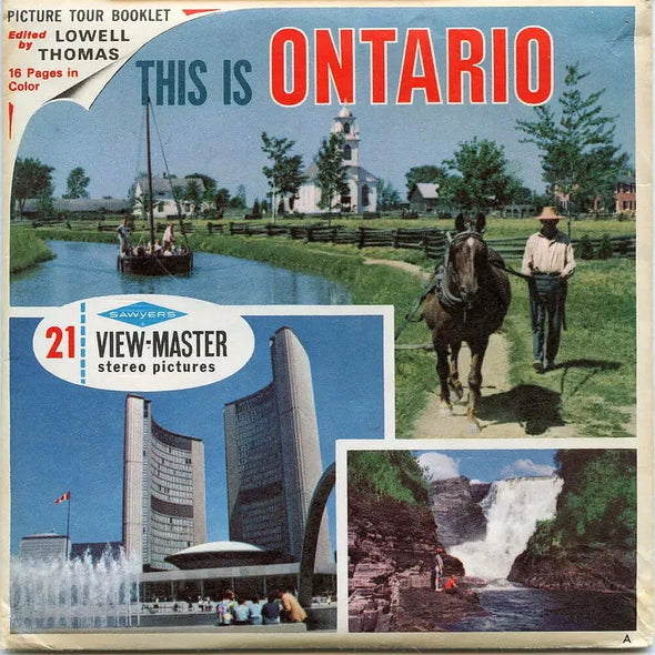 This is Ontario - Canada - View-Master - Vintage - 3 Reel Packet -1960s Views A039 3dstereo 