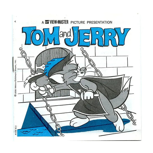 Tom and Jerry - View-Master 3 Reel Packet - 1970s - vintage - (PKT-B511-G3A) Packet 3Dstereo 