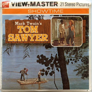 Tom Sawyer - View-Master 3 Reel Packet - 1970s - vintage - (PKT-B340-G3m) Packet 3Dstereo 