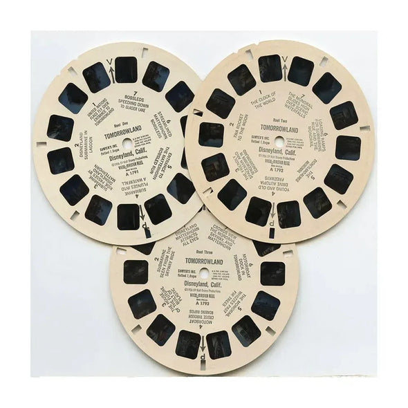 Tomorrowland - Disneyland - Vacationland Series - View-Master - Vintage - 3 Reel Packet - 1960s view - A179 Packet 3dstereo 