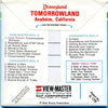 Tomorrowland - Disneyland - View-Master - 3 Reel Packet - 1970s Views - Vintage  - (PKT-A179-G5nk)