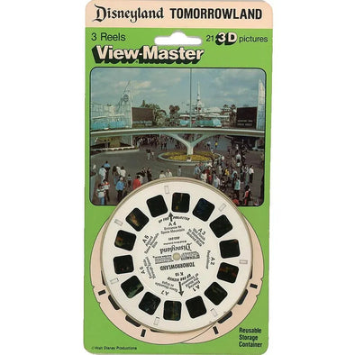 Tomorrowland - Disneyland - View-Master 3 Reel Set on Card - NEW - (VBP-3031) VBP 3Dstereo.com 