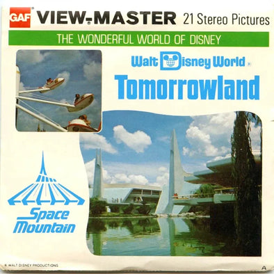 Tomorrowland- View-Master 3 Reel Packet - 1970s views - vintage - ( ECO-A952-G5 ) Packet 3dstereo 