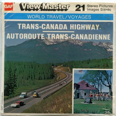 Trans - Canada Highway - View-Master Vintage - 3 Reel Packet - 1970s - A002 3Dstereo 