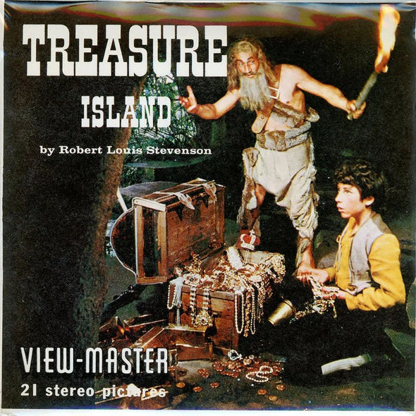 Treasure Island - View-Master 3 Reel Packet - 1960s - Vintage - (PKT-B432-S5mint)
