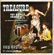 Treasure Island - View-Master - Vintage - 3 Reel Packet - 1960s story - (PKT-B432-S5) 3Dstereo 