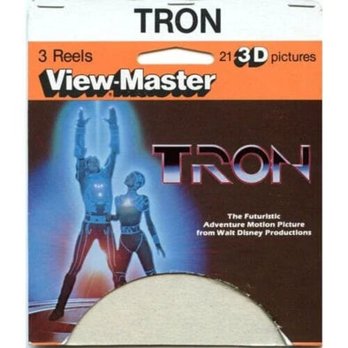 Tron - View-Master 3 Reel Set on Card - vintage - (M37) VBP 3dstereo 