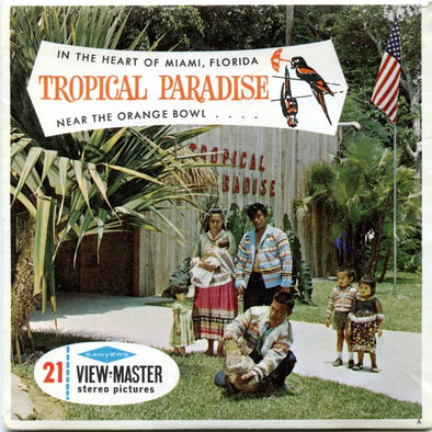 Tropical Paradise - View-Master 3 Reel Packet - 1960s Views - Vintage - (zur Kleinsmiede) - (A972-S6A) Packet 3dstereo 