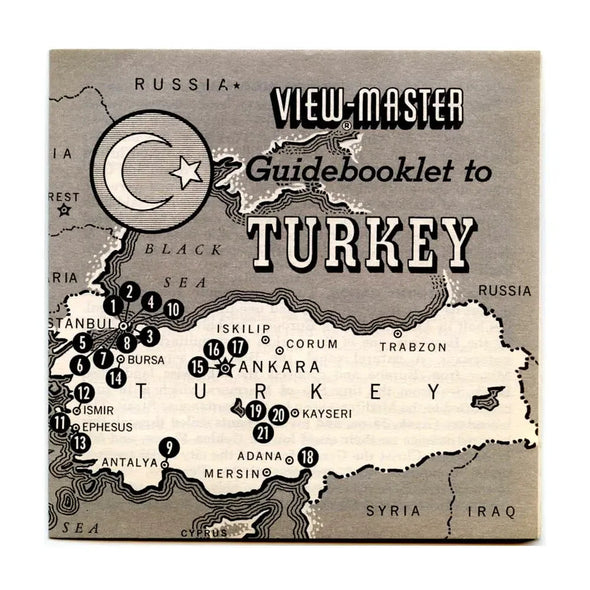 Turkey - View-Master - Vintage - 3 Reel Packet - 1960s views (ECO-B208-S5 ) Packet 3dstereo 