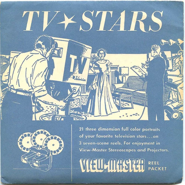 1 ANDREW - TV Stars - View-Master 3 Reel Packet - 1950s - vintage - 745,746,747-S2 Packet 3dstereo 
