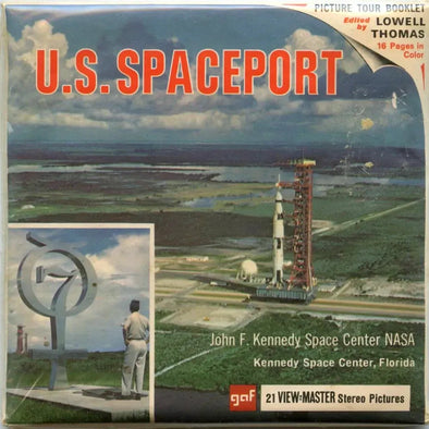 U. S. Spaceport - View-Master Vintage - 3 Reel Packet - 1970s -(PKT-B662-G1Bmint) Packet 3Dstereo 