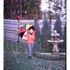 4 ANDREW - 3D Realist Stereo Glamour Slide - Colorful Umbrella - Original Kodachrome - vintage 3dstereo 