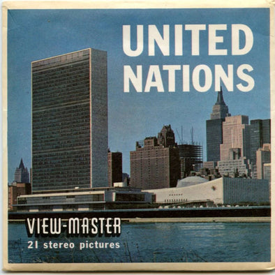 United Nations - View-Master - Vintage - 3 Reel Packet - 1960s views ( ECO-A651-S5)