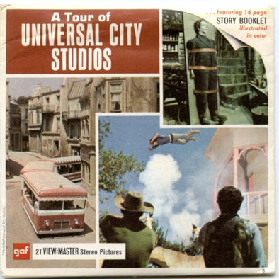 Universal City Studios - View-Master 3 Reel Packet - 1970s views - (PKT-B477-G1B)