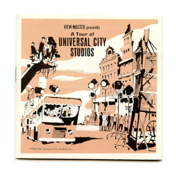 Universal City Studios - View-Master 3 Reel Packet - 1960s views - vintage - B477-G1B Packet 3Dstereo 