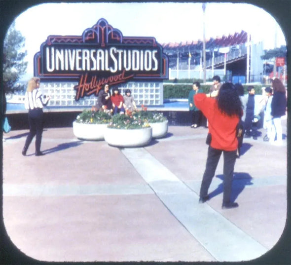 1 ANDREW - Universal Studios Hollywood Set 2 - View Master 3 Reel Set on Card - 1990 - vintage - 5457 VBP 3dstereo 