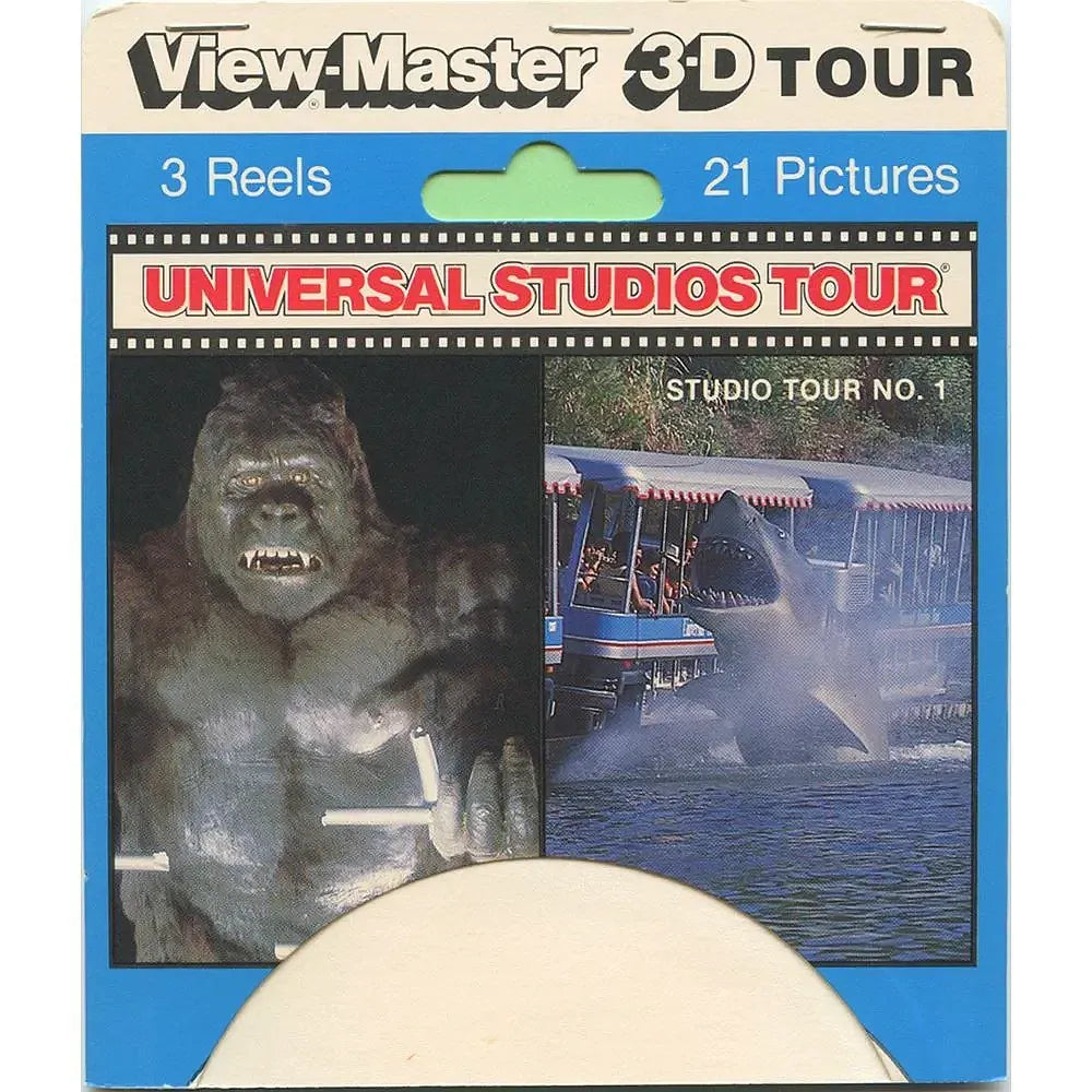 Universal Studios Tour - View-Master 3 Reel Set on Card - 1980s - vint ...