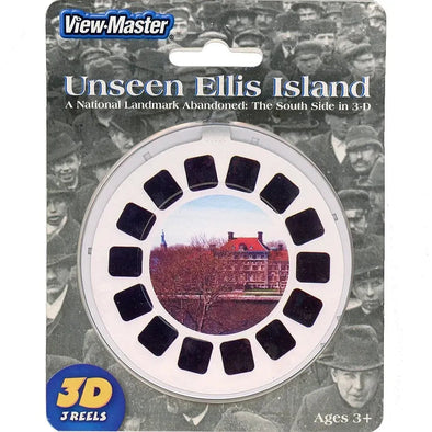 Unseen Ellis Island - View-Master 3 Reel Set on Card - NEW - (VBP-M1956)