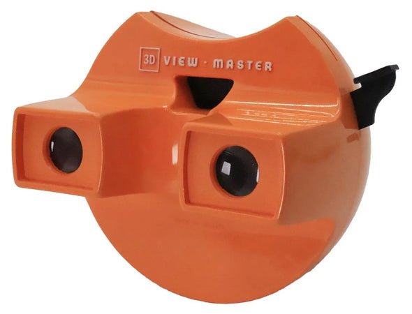 View-Master Viewer - No. 11 (K) Space Viewer - Orange - vintage 3Dstereo.com 