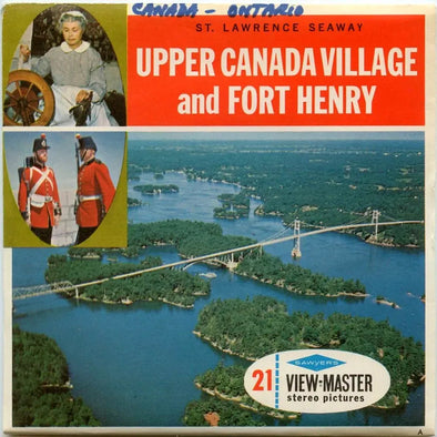Upper Canada Village and Fort Henry - View-Master - Vintage - 3 Reel Packet - 1960s view - A033 Packet 3dstereo 