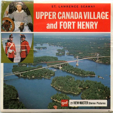 Upper Canada Village and Fort Henry - View-Master Vintage - 3 Reel Packet - 1970s - A033 3Dstereo 