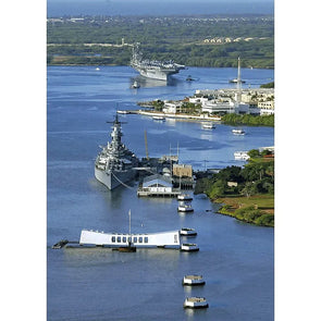 USS Arizona Memorial, Oahu, Hawaii - 3D Lenticular Postcard Greeting Card - NEW Postcard 3dstereo 