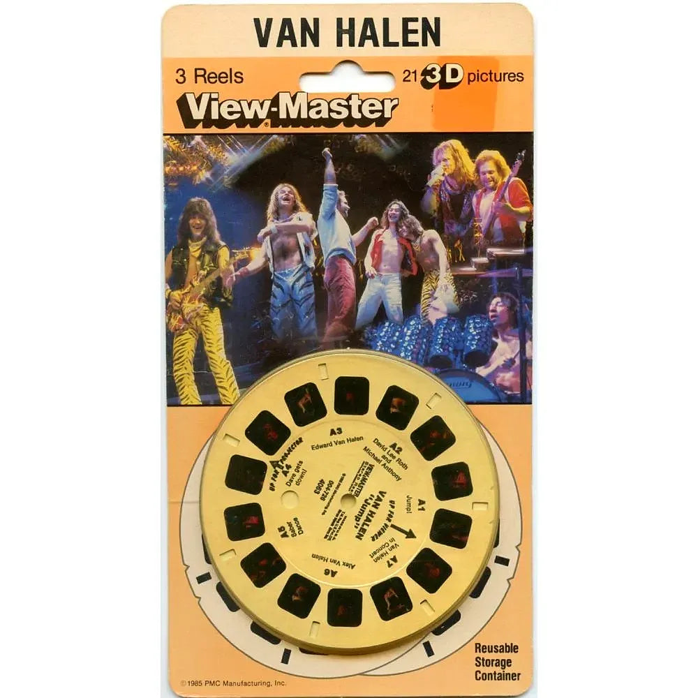 Van Halen - View-Master 3 Reel set on Card - NEW - (VBP-4063)
