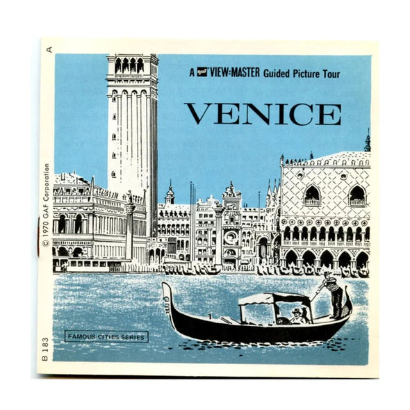 Venice - View-Master - Vintage - 3 Reel Packet - 1970s views ( PKT-B183-G3) 3dstereo 