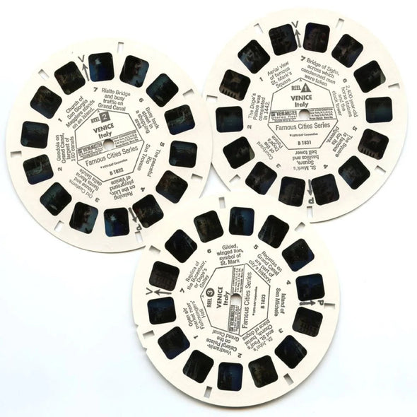 Venice - View-Master - Vintage - 3 Reel Packet - 1970s views ( PKT-B183-G3) 3dstereo 