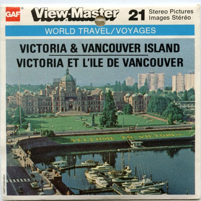 Victoria and Vancouver Island - View-Master Vintage - 3 Reel Packet - 1970s - A015 3Dstereo 