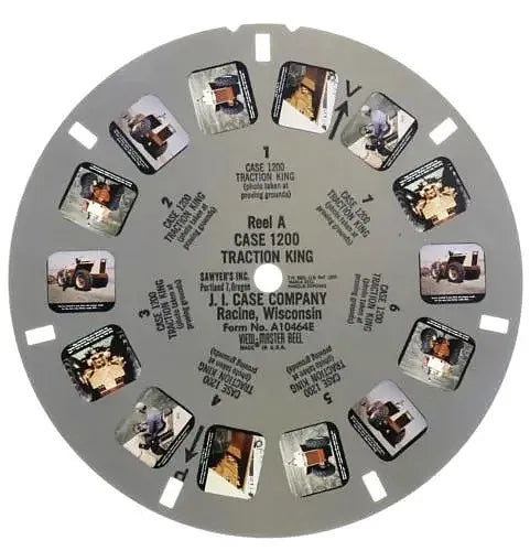 Case 1200 Traction King Case Company - View-Master Commercial Reel Reels 3Dstereo 
