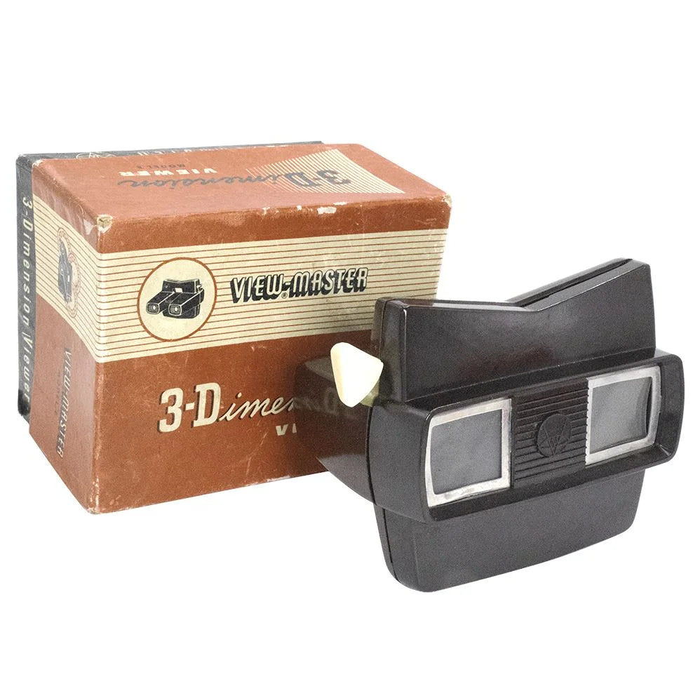 Viewmaster Model E View-Master Model E Belgian Made Viewer - vintage - brown bakelite ...