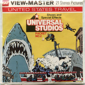 Universal Studios No.2 - View-Master 3 Reel Packet - 1970s - vintage - (PKT-H81-G5) Packet 3Dstereo 