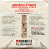 Universal Studios No.2 - View-Master 3 Reel Packet - 1970s - vintage - (PKT-H81-G5) Packet 3Dstereo 