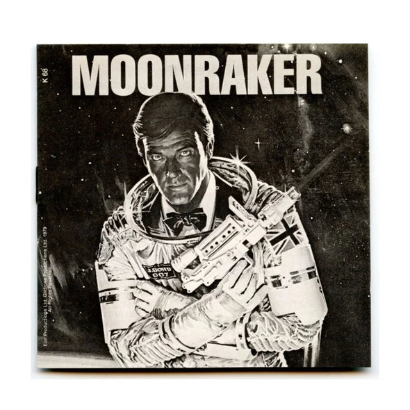 Moonraker - View-Master 3 Reel Packet - James Bond 1970s - Vintage - (K68-G6nk) Packet 3dstereo 