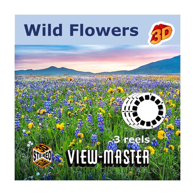 View-Master Wildflowers - Vintage - 1950s views CREL 3dstereo 