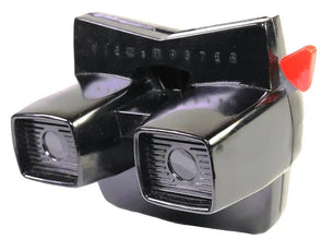 View-Master® Vintage Model E Viewer -Black with Red Pull 3dstereo 