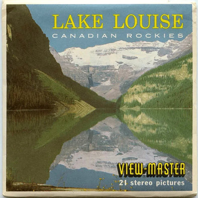 ViewMaster - Lake Louise - A007 - Vintage 3 Reel Packet -1960s views Packet 3dstereo 