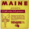 ViewMaster - Maine - 1st Series - Vintage - 3 Reel Packet - 1950's views 3dstereo 
