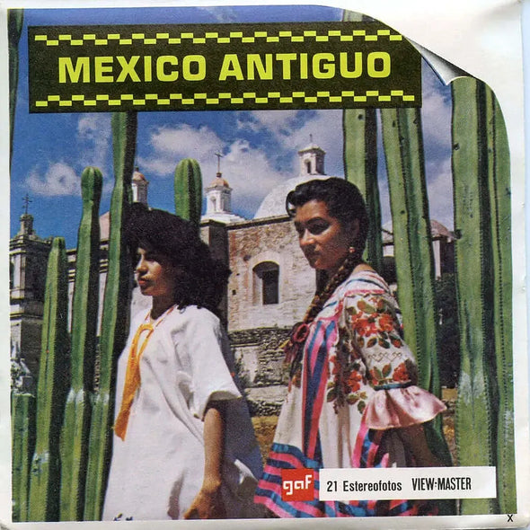 ViewMaster - Mexico - Antiguo (Old Mexico) - B006 - Vintage - 3 Reel Packet - 1960s Views Packet 3dstereo 