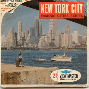 New York City - Vintage - View-Master - 3 Reel Packet - 1960s views Packet 3dstereo 