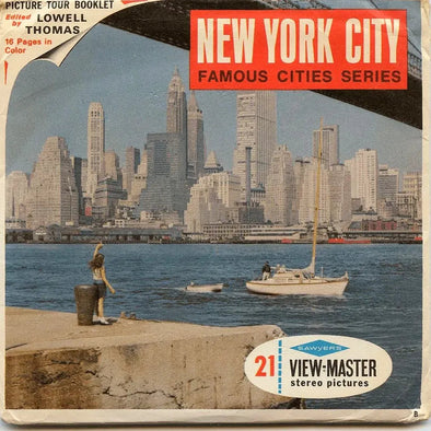 New York City - Vintage - View-Master - 3 Reel Packet - 1960s views Packet 3dstereo 