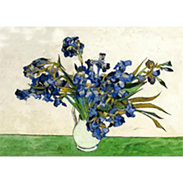 Vincent Van Gogh - Irises - 3D Lenticular Postcard Greeting Card - NEW 3dstereo 