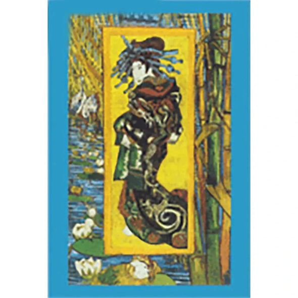 Vincent Van Gogh - Japonaiserie(Japanese Art) - 3D Lenticular Postcard Greeting Card 3dstereo 