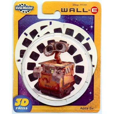 Wall-E - View-Master 3 Reel Set on Card - NEW - (VBP-N1998) VBP 3dstereo 