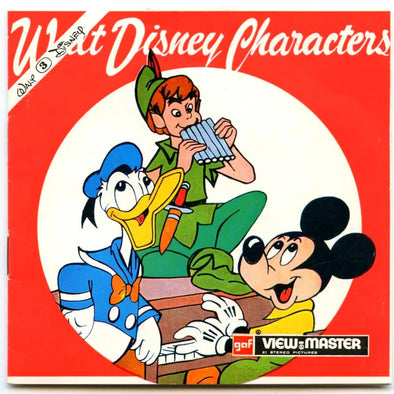 Walt Disney Characters - View-Master- Vintage - 3 Reel Packet - 1970s views (PKT-B523E-BG3) Packet 3dstereo 